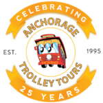 Anchorage Tolley Tours 25 Years Logo