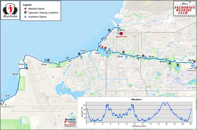Runfest Marathon Map