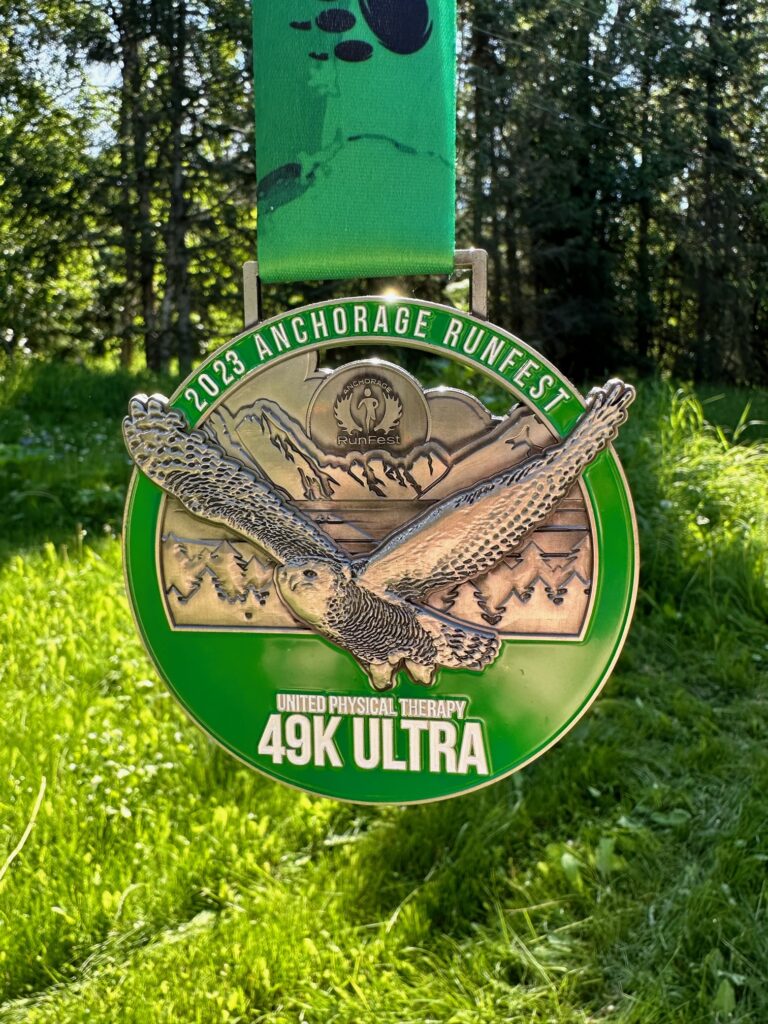 2023 Anchorage Runfest 49K Ultra Medal