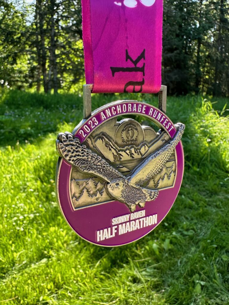 2023 Anchorage Runfest Half Marathon Medal