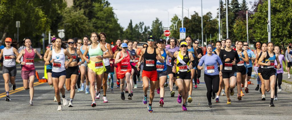 Anchorage Mile Starting Line 2024