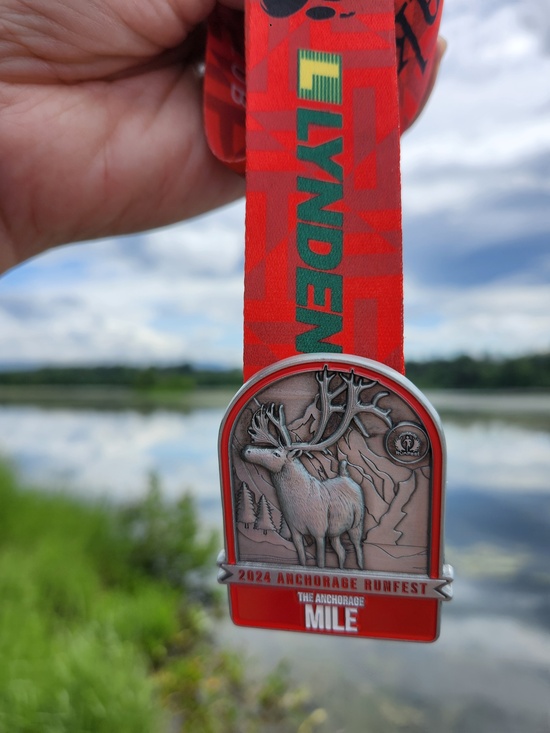 2023 Anchorage Runfest Mile Medal