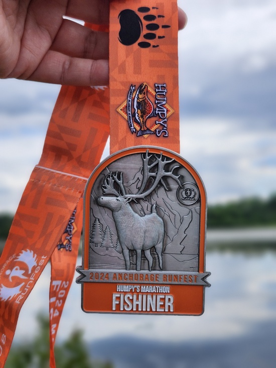 2023 Anchorage Runfest Marathon Medal
