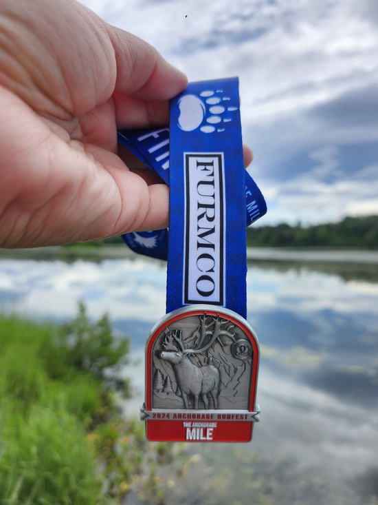2023 Anchorage Runfest Military Mile Medal